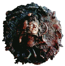 Medusa: Bronce, 1996. Inspirada en una obra romana del Museu de L'Hospitalet