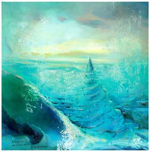 A. Herv&aacute;s Amezcua, &ldquo;Sin T&iacute;tulo&rdquo;, &oacute;leo sobre tela, 62,5x62,5 cm