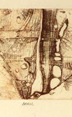 Brasil, 1997. Grabado calcogr&aacute;fico al aguafuerte