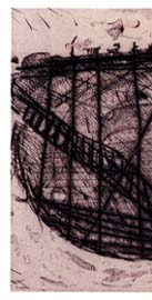 Nave-tiempo, 1991. Punta seca