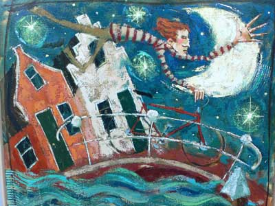 Artur Duch. Batec del vent. Oli sobre tela